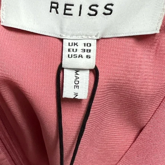 Reiss Imogene rose color dress Size 6 - Picture 5 of 6